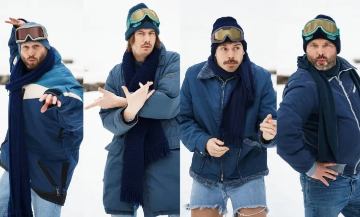 Bleu Jeans Bleu en téléski