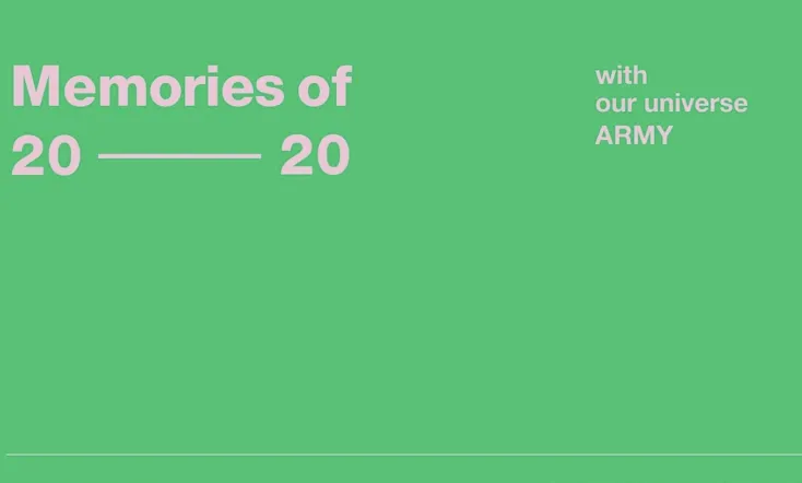 BTS Memories of 2020