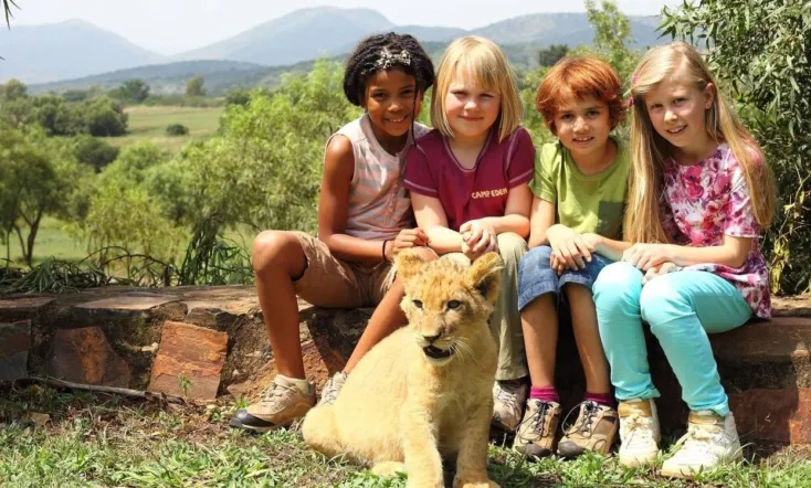Casper and Emma on Safari