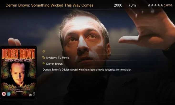 Derren Brown: Something Wicked This Way Comes
