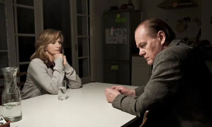 Eine Frau verschwindet