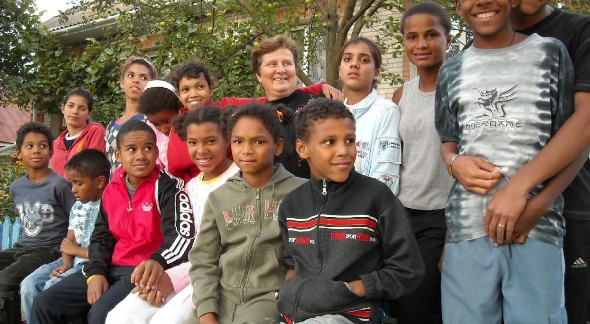 Family Portrait in Black and White
