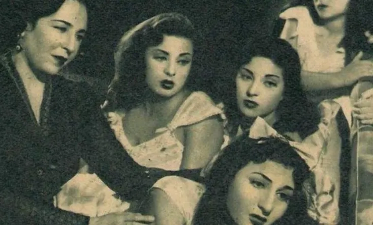 Four Girls and an Officer