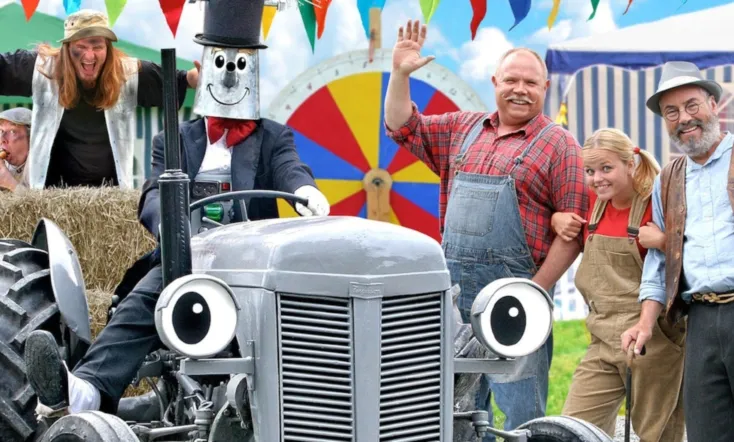 Little Grey Fergie and His New Friend Clunky