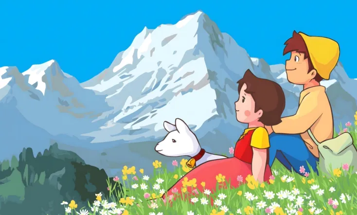 Heidi in the Mountains