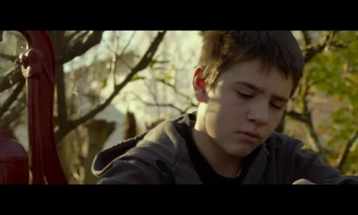 Hojas verdes de otoño