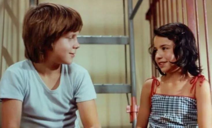 Isabel on the Stairs