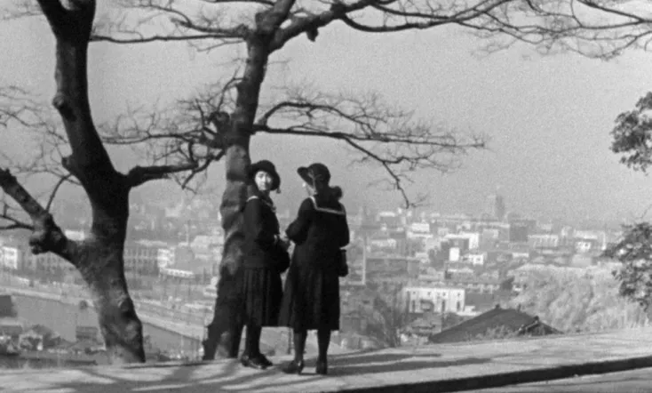 Japanese Girls at the Harbor