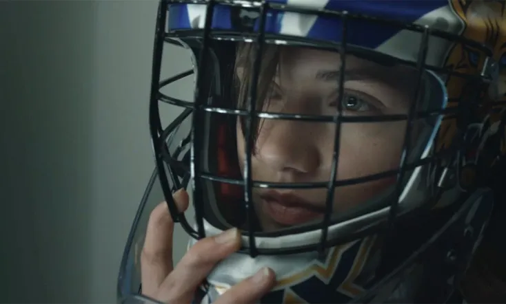 Manon aime le hockey