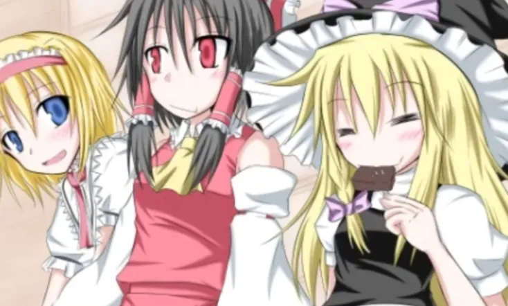 Marisa and Alice's Cookie Kiss