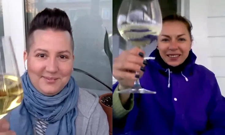 Online Drinking Buddy. Quarantine Conversations Sobutylnik-Online