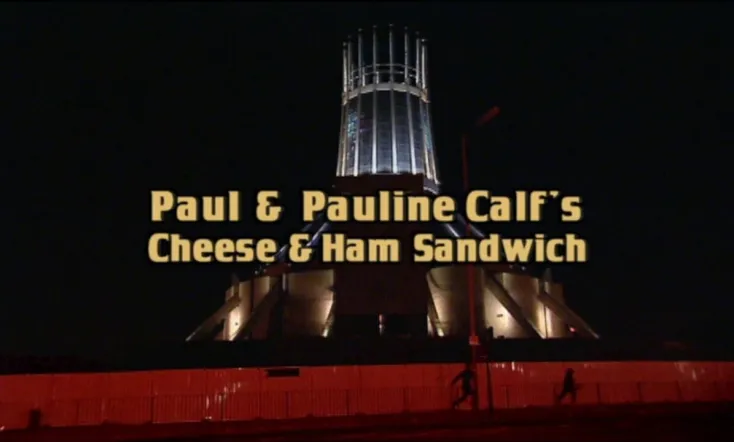 Paul and Pauline Calf's Cheese and Ham Sandwich