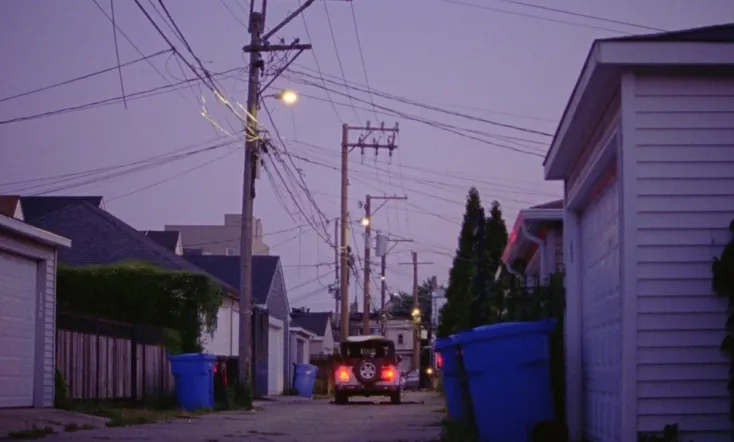 Smokestacks. (in the distance)