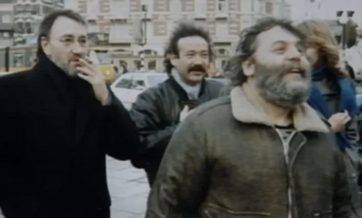 Strawalde und Penck malen ein Bild