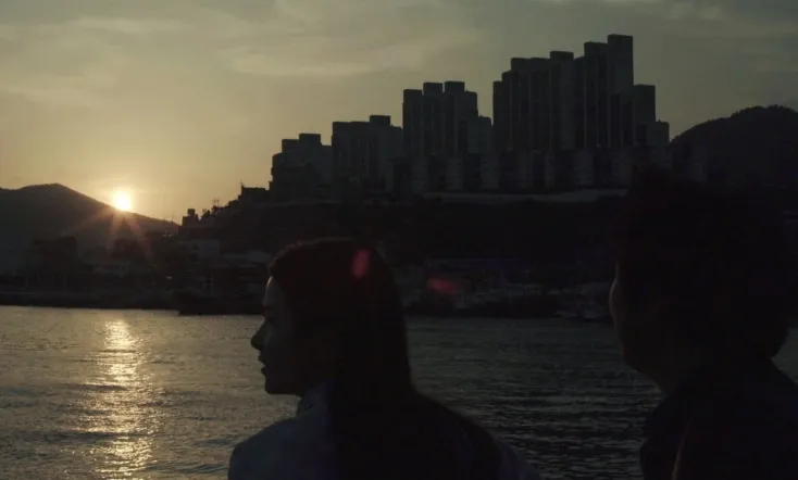 The Night View of the Ocean in Yeosu