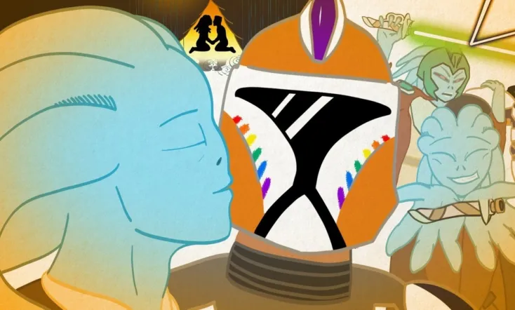 The Jedi and His Captain: A Star Wars Love Story