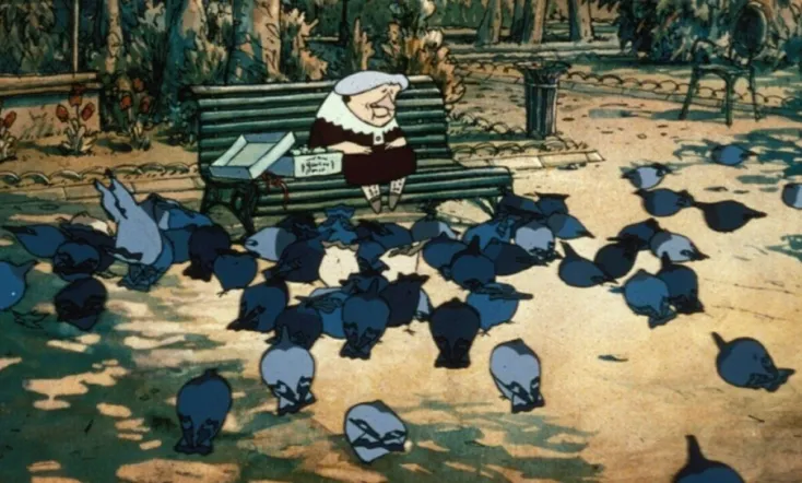 The Old Lady and the Pigeons