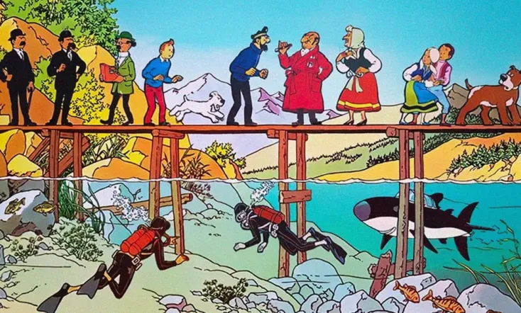 Tintin and the Lake of Sharks