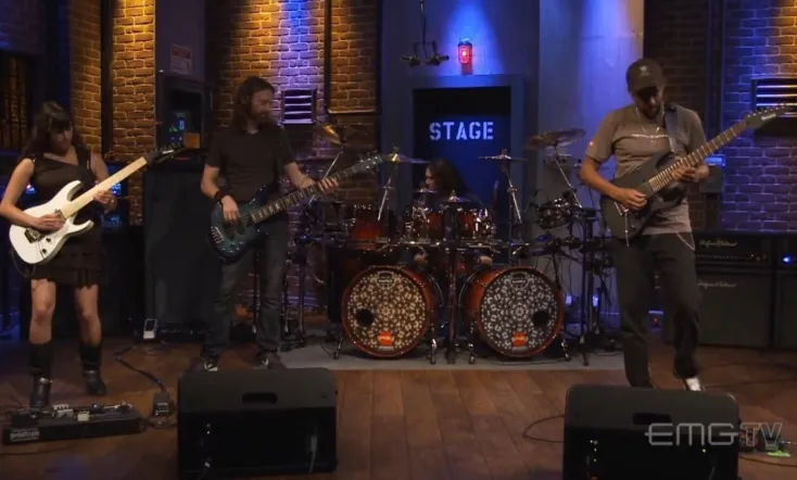 Tony MacAlpine and band perform "Tears of Sahara" on EMGtv