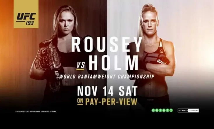 UFC 193: Rousey vs. Holm