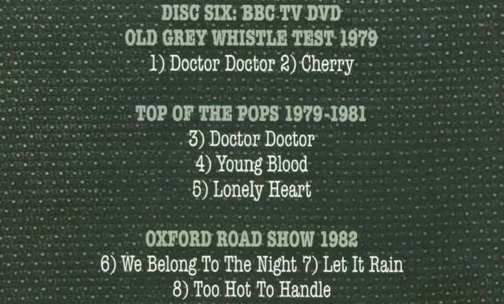 UFO:  Live at The BBC 1974-1985