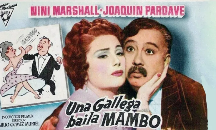 Una gallega baila mambo