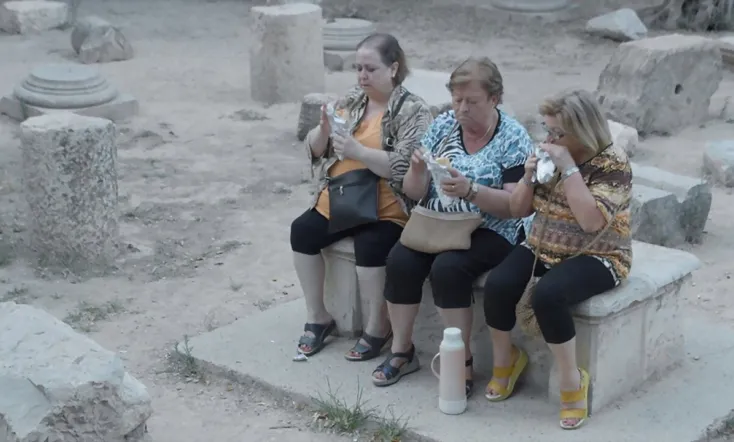 Women Visiting a City