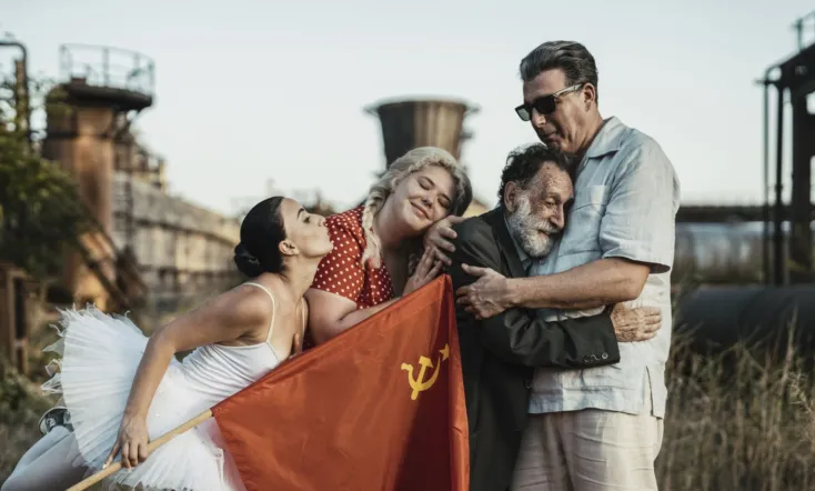 Yasha and Leonid Brezhnev