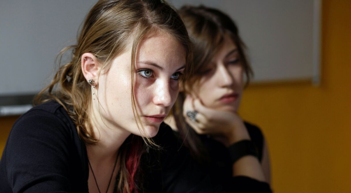 Young Girls in Black