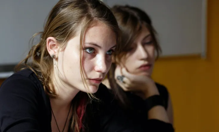 Young Girls in Black