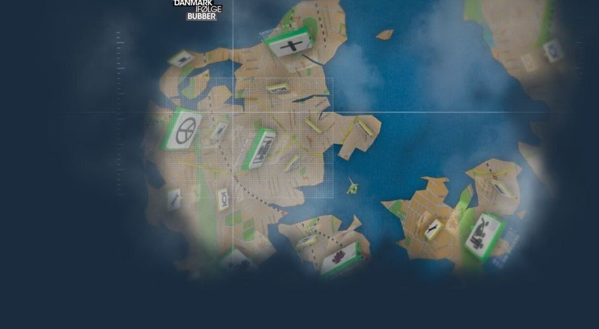 Danmark ifølge Bubber