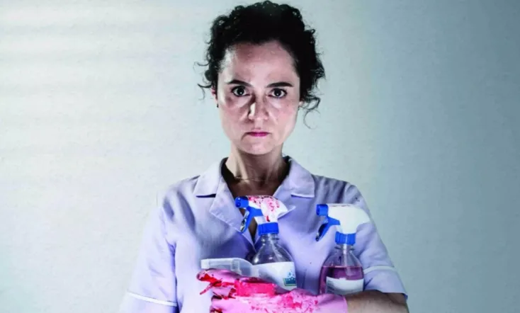 La muchacha que limpia