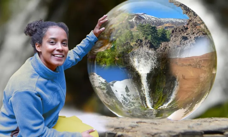 Pia und die wilde Natur