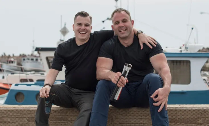 Yves et Maks sur la route